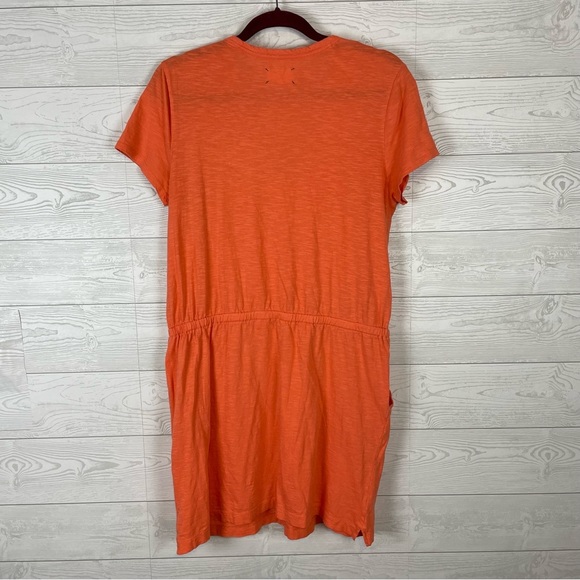 Lou & Grey LOFT Orange Dress Size Medium - Picture 3 of 6